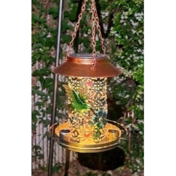 New Solar Bird Feeder for Outdoors Hunging, Gifts for Mom Grandma Women - Picture 1 of 2